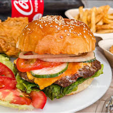 Burger bò phô mai